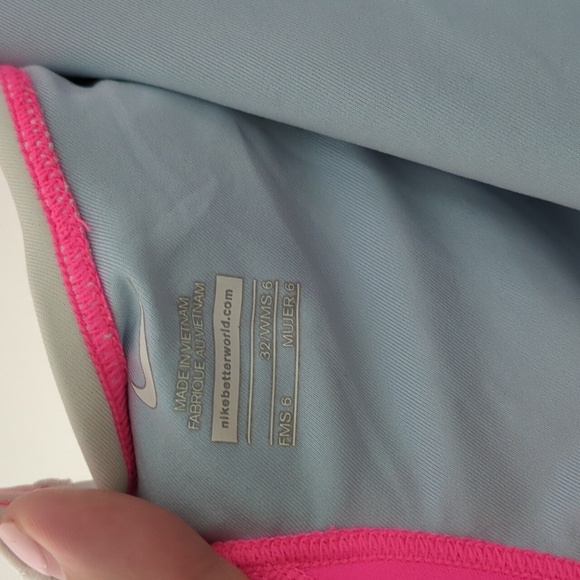 Nike Victory Color Block Power Back Tank  One Piece Swimsuit Women's Sz 6 - Picture 4 of 6